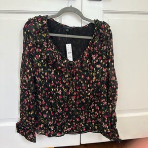 J. Crew Women's Size S Floral Blouse